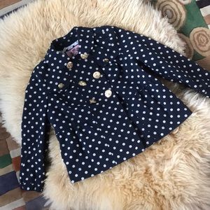 Juicy Couture 3/4 sleeve pea-style jacket